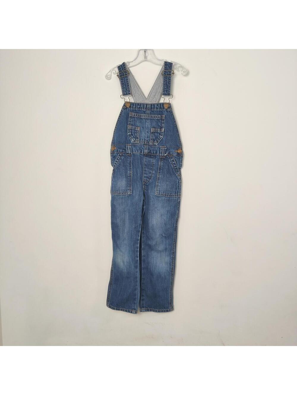 Kids Denim Overalls Jeans Size 5-6
